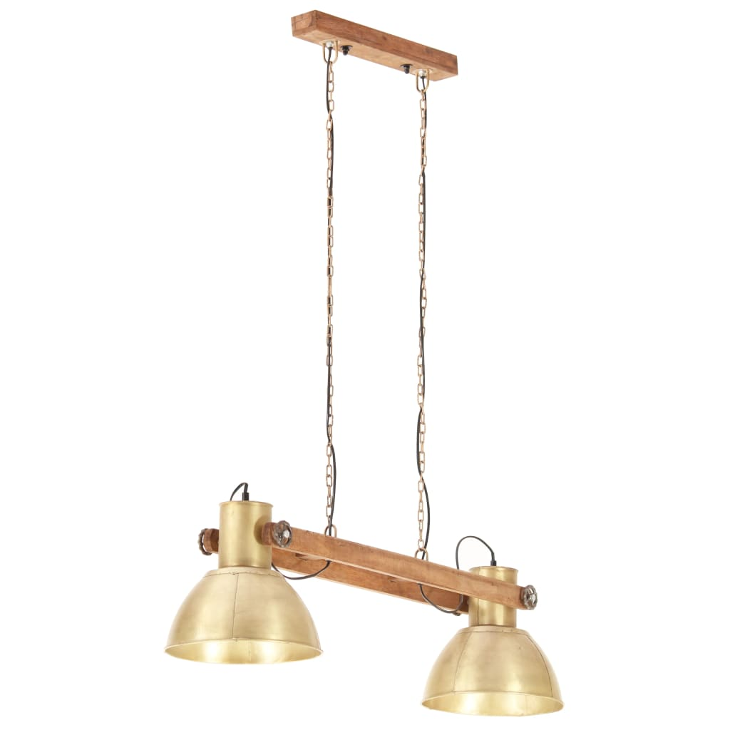 sárgaréz színű ipari függőlámpa 25 W 109 cm E27 (320526)
