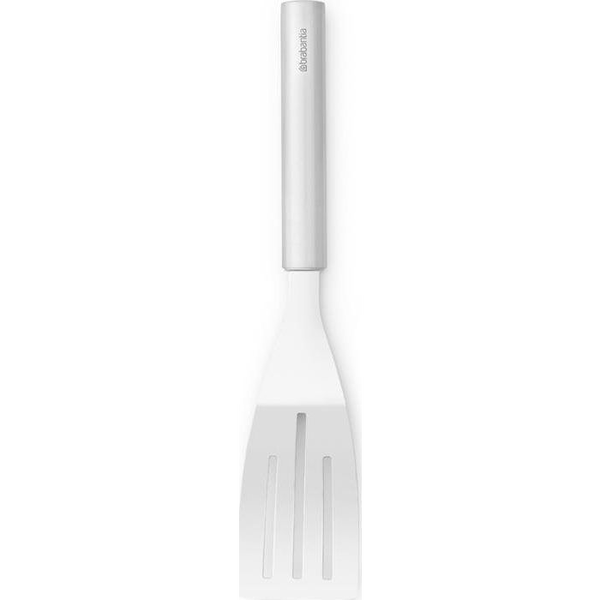 Brabantia Profile Cook & Serve kis méretű spatula, zsiradékelvezető nyílásokkal, hőálló, r.m. acél, selyem matt - 250729