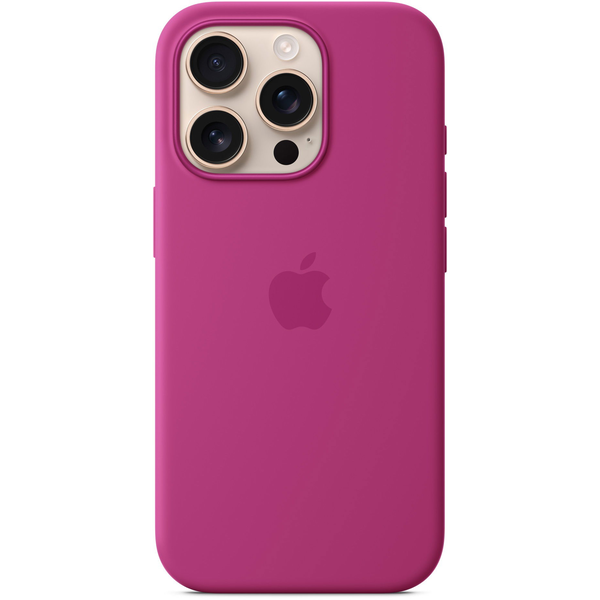 Предпазен калъф Apple Silicone Case with MagSafe за iPhone 16 Pro, Fuchsia