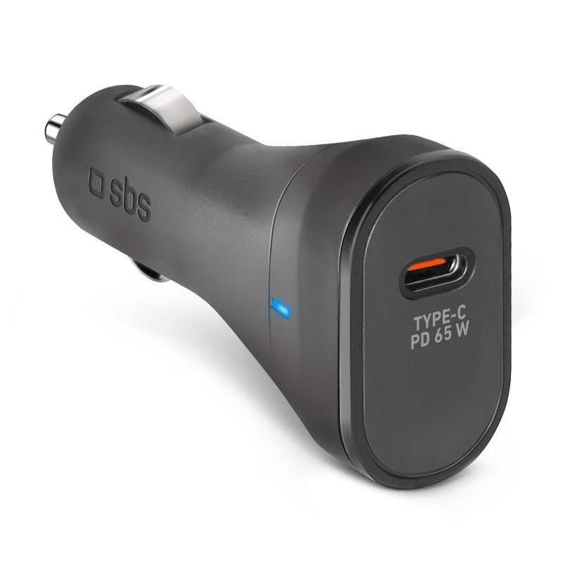 SBS TECRPD65W USB Type-C Autós töltő - Fekete (65W) (TECRPD65W)