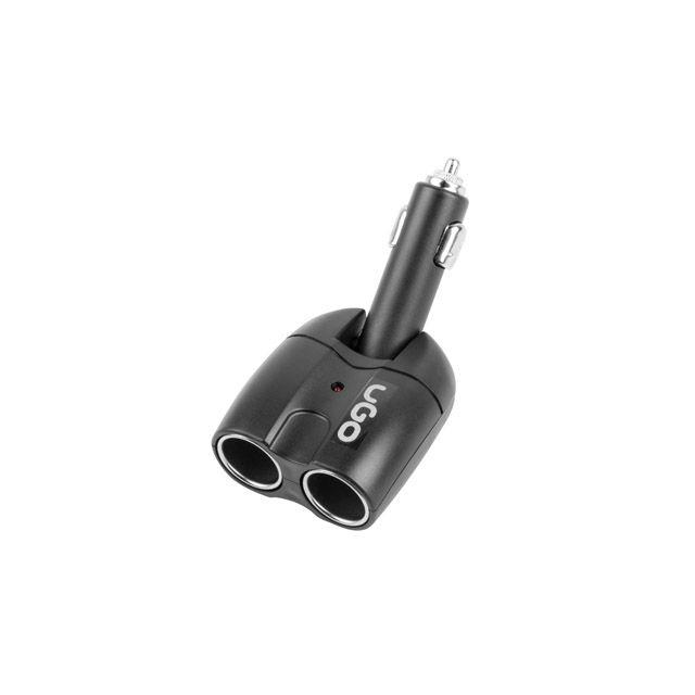 Natec UGO Autós szivargyújtó töltő 2 kimenet Fekete (URS-1019)