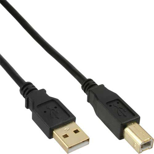 InLine 4043718125074 USB кабел USB 2.0 10 м USB A USB B Черен