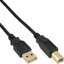 InLine 4043718125074 USB кабел USB 2.0 10 м USB A USB B Черен