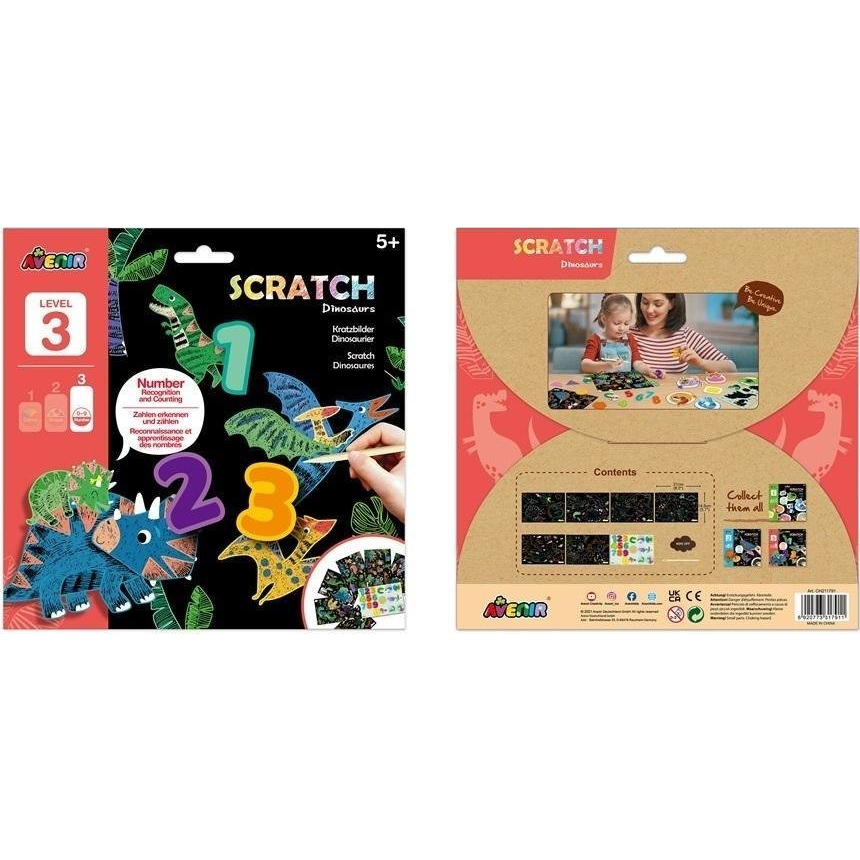 Avenir Karckép Készítő Logikai Játék Szett - Dinoszauruszok (6920773317911)