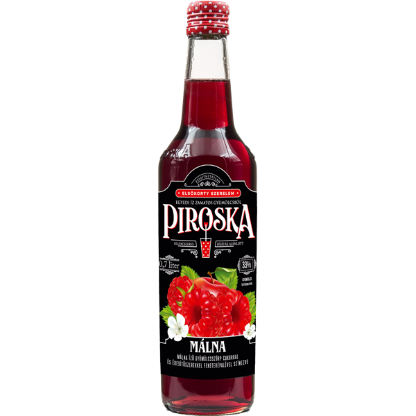 Piroska 0,7 L 50% DRS többutas visszaváltási díjas málna szörp (401475)
