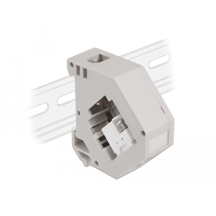 Delock DIN sín adapter Keystone IEC anyával és időszaki blokkolóval (87159) (87159)