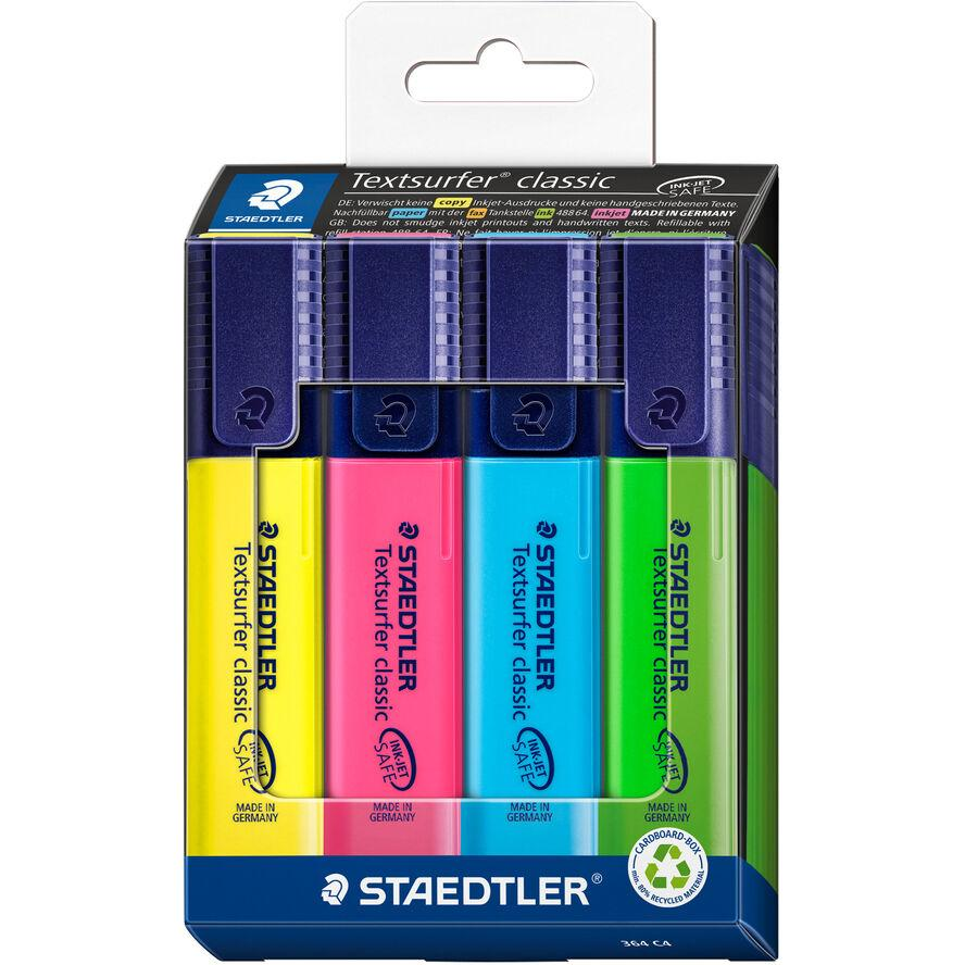 Staedtler Textsurfer® classic 364 R Szövegkiemelő készlet - Vegyes színek (10 db / csomag) (364 RC4)