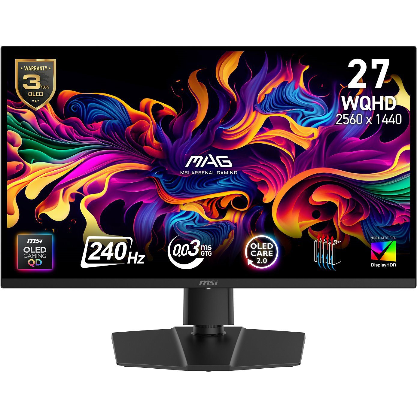 MSI MAG 271QP QD-OLED X24 26,5