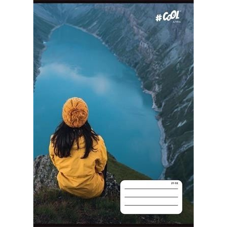 Cool by Victoria tűzött füzet A5, vonalas, 32 lap, 4-8. osztály Yellow jacket (ISVFC71) (ISVFC71)