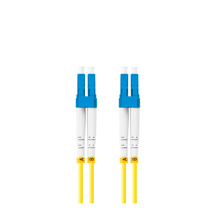 Optický patchcord Lanberg SM LC/UPC-LC/UPC DUPLEX 3.0mm LSZH G657A1 2 (FO-LULU-SD11-0020-YE)