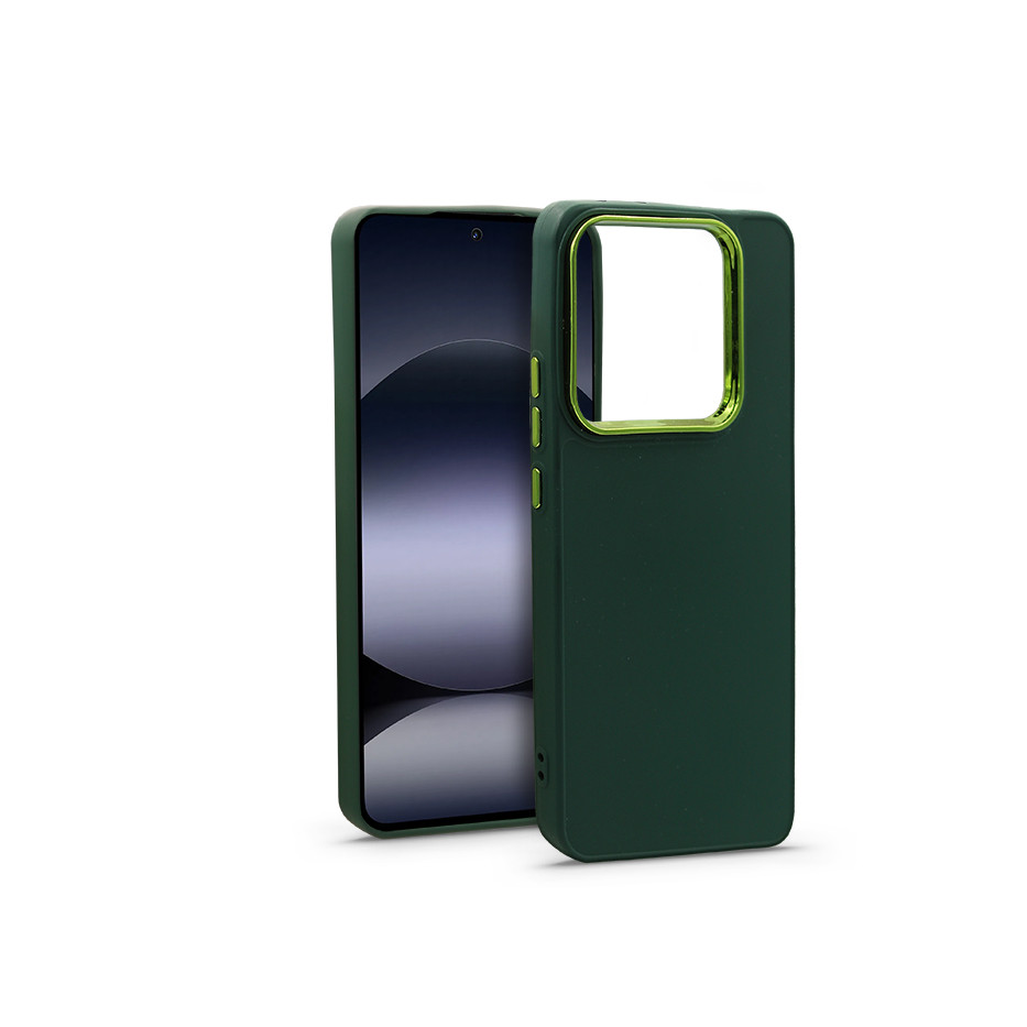 Haffner Frame szilikon tok - Xiaomi Redmi Note 14 4G/Note 14 5G - zöld (HF367755)