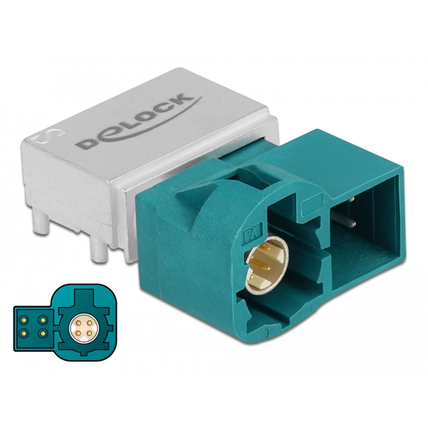 DELOCK HSD Z Stecker +4 Power Pins PCB