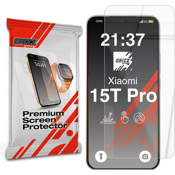 Szkło hybrydowe GrizzGlass HybridGlass do Xiaomi 15T Pro