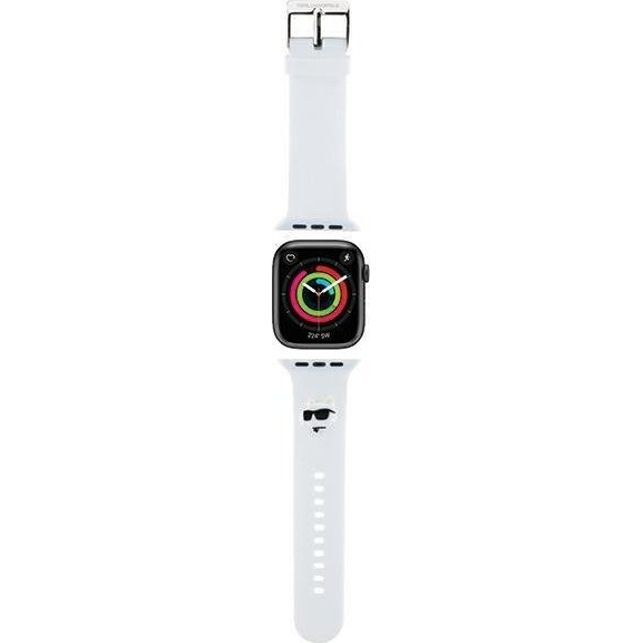 KARL LAGERFELD GUMIJASTI PAŠEK 3D CHOUPETTE GLAVE ZA APPLE WATCH 38 40 41MM