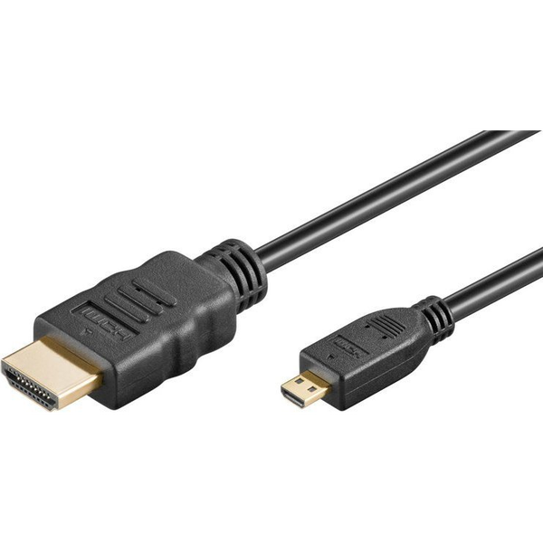 Cablu HDMI - Micro HDMI, 4K@60Hz, conectori auriti, 5m, PremiumCord, kphdmad5