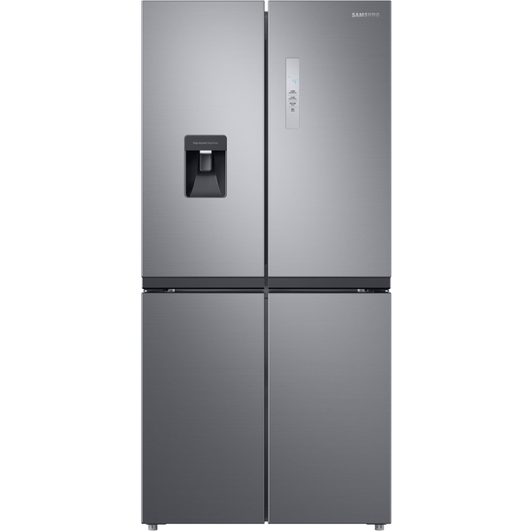 Samsung RF48A401EM9 хладилник с фризер с две врати Свободно стоящ E Неръждаема стомана