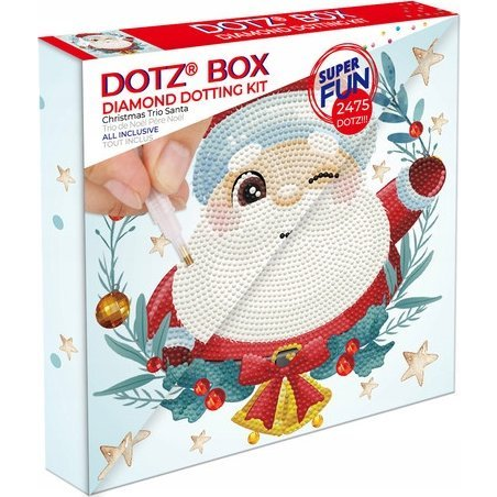 Diamond Dotz Dotz Box képkészítő készlet - Mikulás (018-DBX056)
