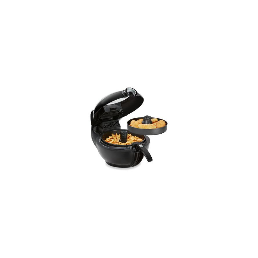 Tefal ActiFry Genius XL YV9708 Dupla 1500 W Forrólevegős sütő Fekete (YV9708)