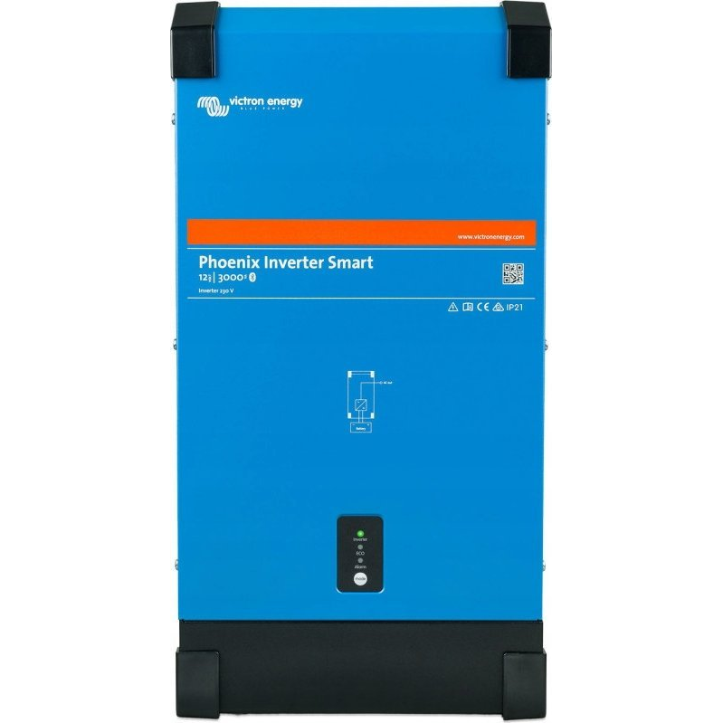 Victron Energy Inverter Phoenix Smart 3000 VA 12 V/DC - 230 V/AC Távirányítható (PIN122300000)