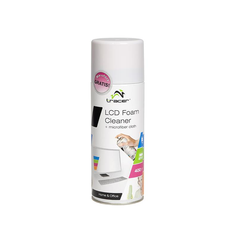Tracer LCD tisztító hab, 400 ml + Microfiber (TRASRO42106)