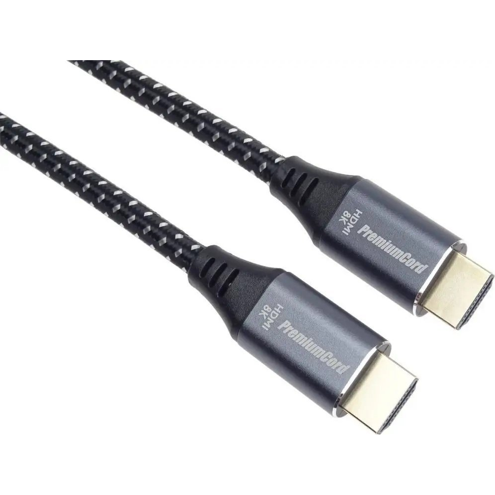 PREMIUMCORD HDMI 2.1 Összekötő Fekete 3m kphdm21s3 (kphdm21s3)