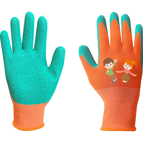  Neo Rękawice robocze (Rękawice robocze dla dzieci, poliester pokryty lateksem (crincle), rozmiar 4)