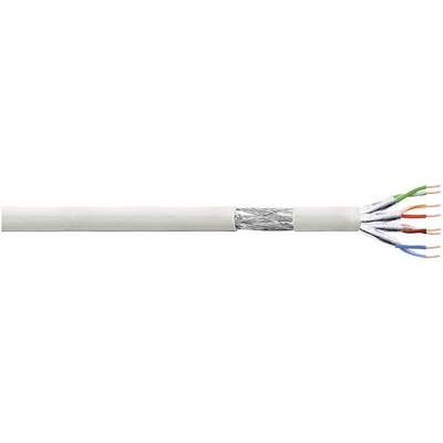 Cat6 Patch 305m. S/FTP Grijs LogiLink AWG27 Cu