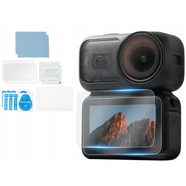 2x Osłona Na Ekran Lcd Szkło Ochronne Hartowane 9h Zestaw Do Dji Osmo Nano / On-bhm082-2