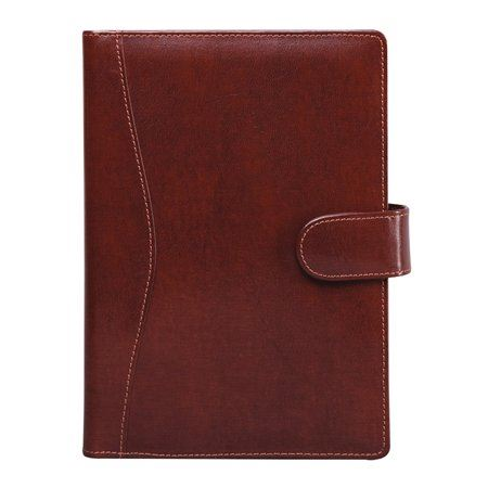 Saturnus gyűrűs kalendárium betétlapokkal M-es újrahasznosított bőr barna (19SM418-001 / NKM418B) (19SM418-001)