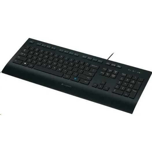 Logitech K280E Pro f/ Business клавиатура USB QWERTY Американски международен език Черен