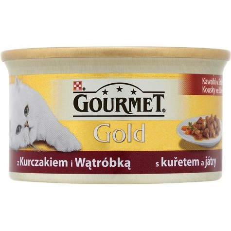 Gourmet Gold Falatok Szószban Csirkével, Szívvel És Májjal 85 G (7613032947972)
