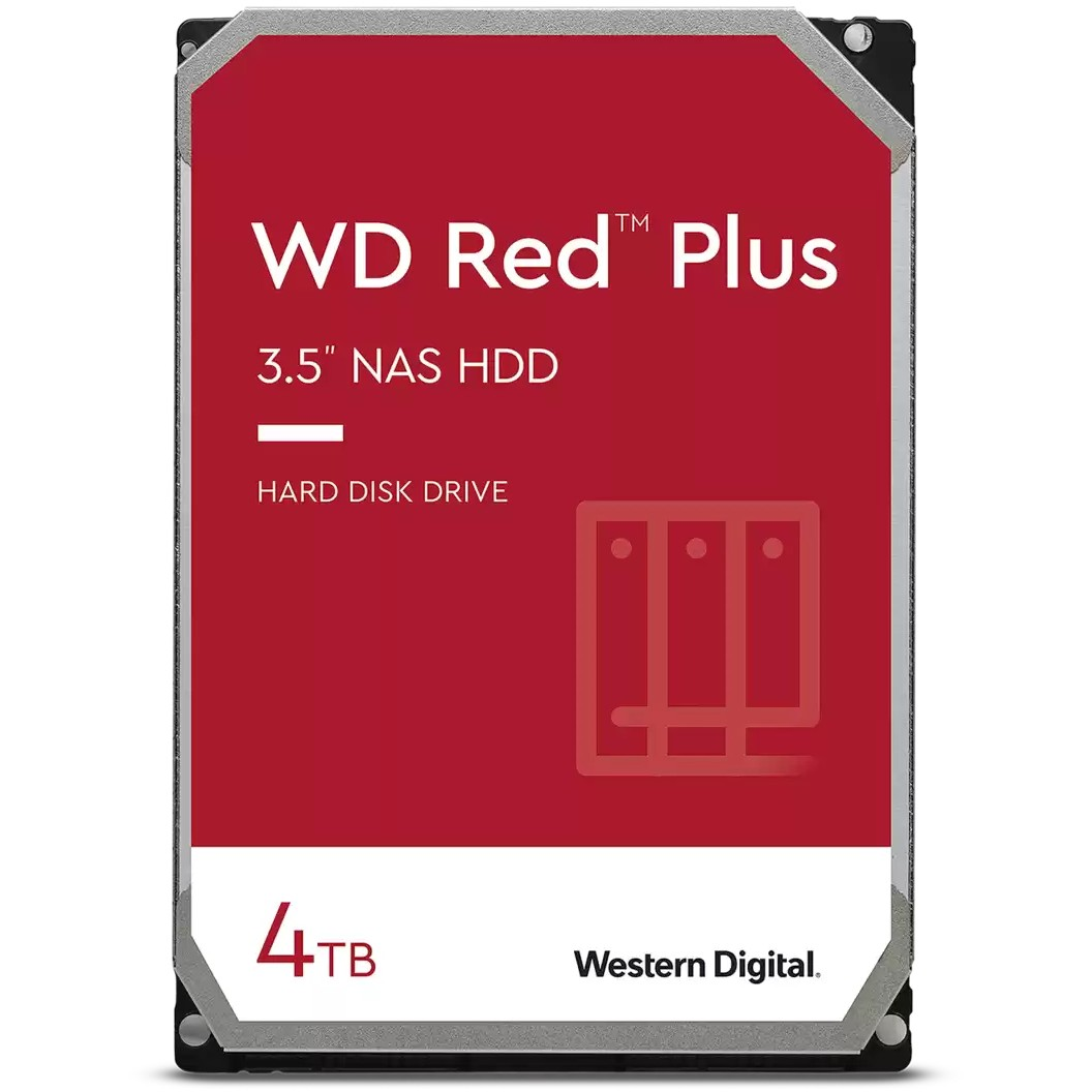 WESTERN DIGITAL 3.5" HDD SATA-III 4TB 5400rpm 256MB Cache, CAVIAR Red Plus (WD40EFPX)