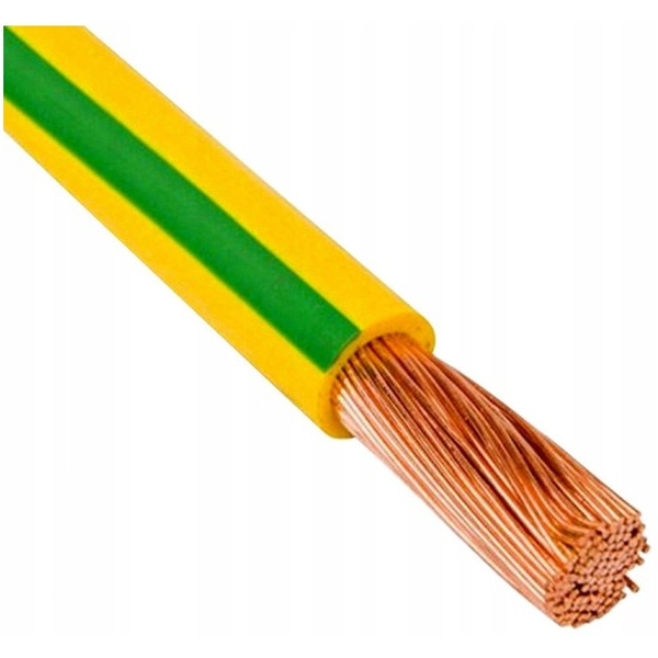 Elektrokabel Przewód instalacyjny H07V-K (LgY) 35 żółto-zielony /bębnowy/