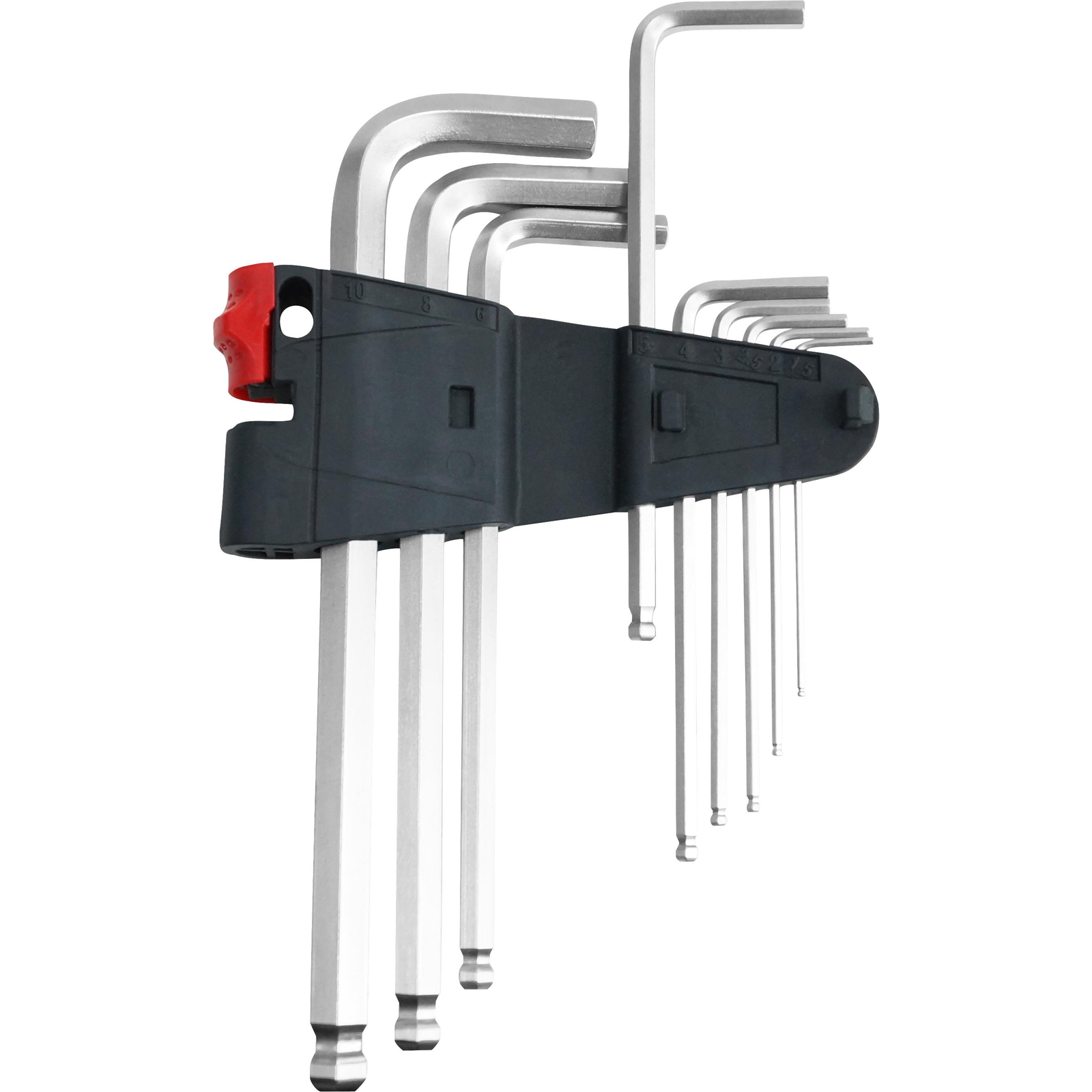 Werkzeyt gömbfejű imbuszkulcs készlet, 1,5-10 mm, 9 db (B20781)