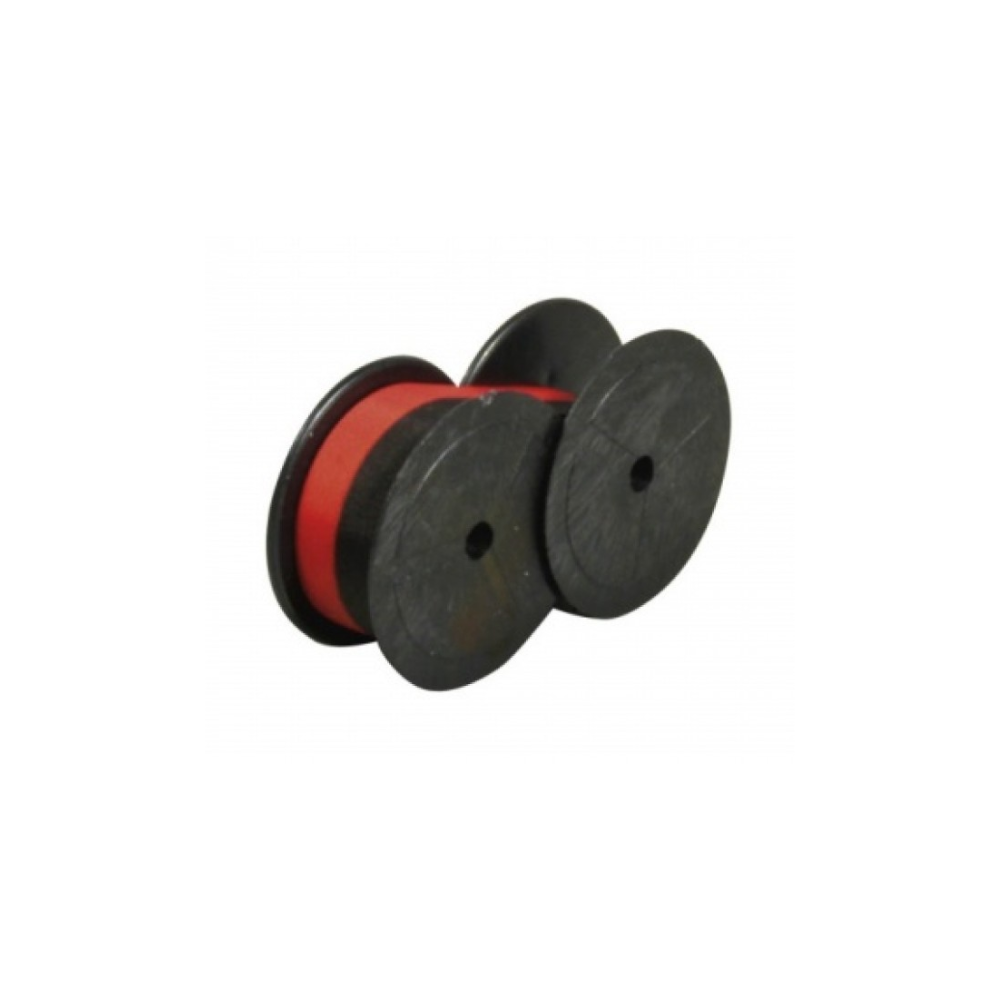 White Box (Sharp CS 521) Nylon festékszalag 13mm / 5,1m - Piros/fekete (GR51SZALAGFU)