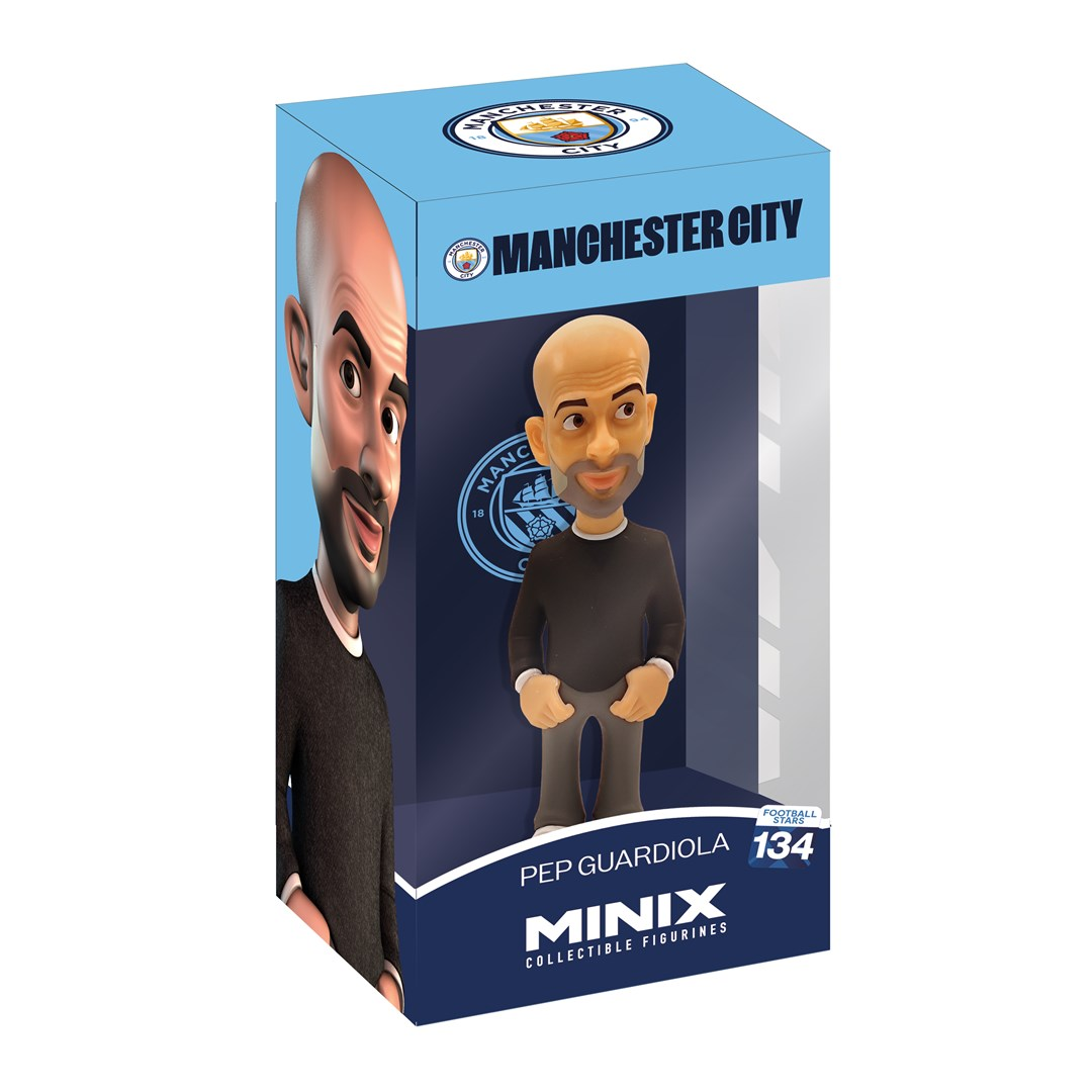 Minix 134 Football Stars - Manchester City Pep Guardiola gyűjthető Focista figura 12cm (14293)
