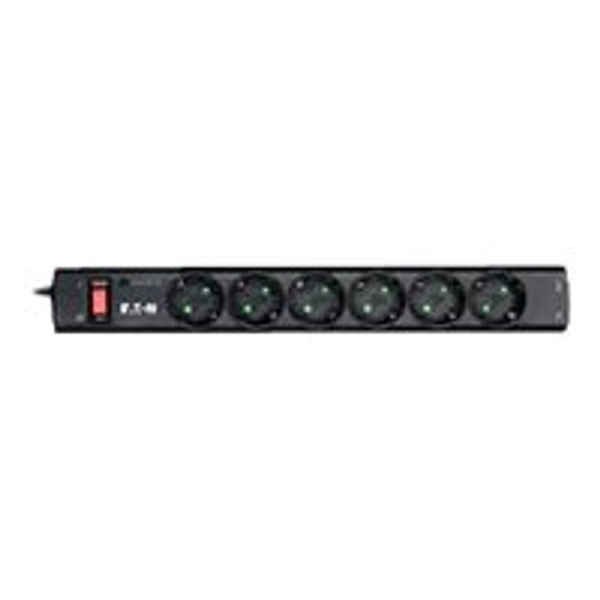 Eaton PS6TD Spannungsschutz Schwarz, Weiß 6 AC-Ausgänge 220 - 250 V 1 m