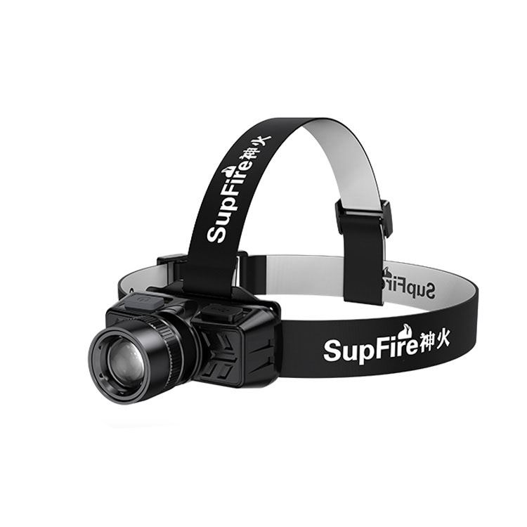Superfire HL50 fejlámpa 150lm USB (HL50)
