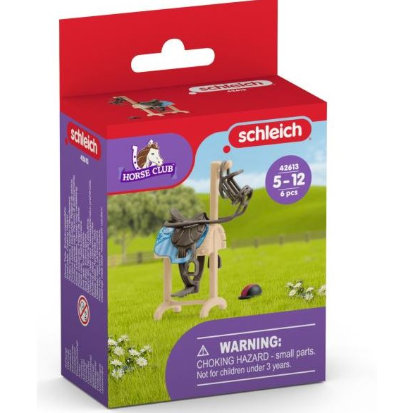 Schleich Horse Club Lószerszám tartó állvány felszereléssel (SLH42613) (SLH42613)