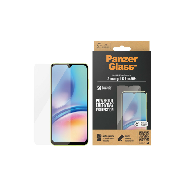PanzerGlass 7343 protezione per lo schermo e il retro dei telefoni cellulari Pellicola proteggischermo trasparente Samsung 1 pz