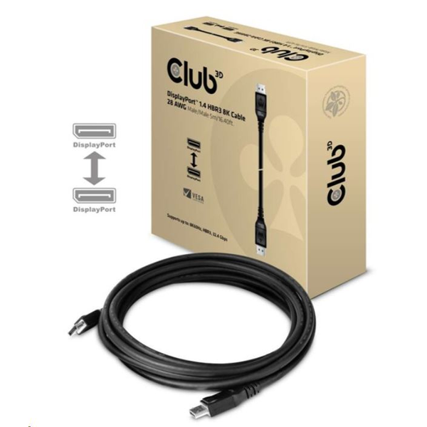 CLUB3D CAC-1061 DisplayPort kabel 5 m Zwart