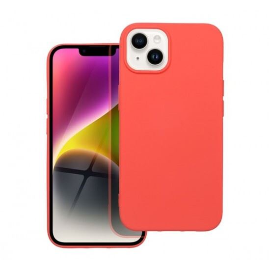 Forcell Szilikon LITE Apple iPhone 14 hátlap tok rózsaszín (67638) (FO67638)