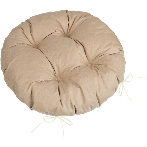 BELLATEX Ülőpárna ADÉLA, 62\301 kerek steppelt átmérő 40 cm, egyszínű bézs