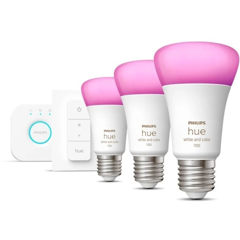 Philips Hue White and Color Ambiance LED fényforrás E27 9W (929002468804) (929002468804)