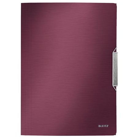 Leitz Style 3-Flap Polipropilene (PP) Rosso A4