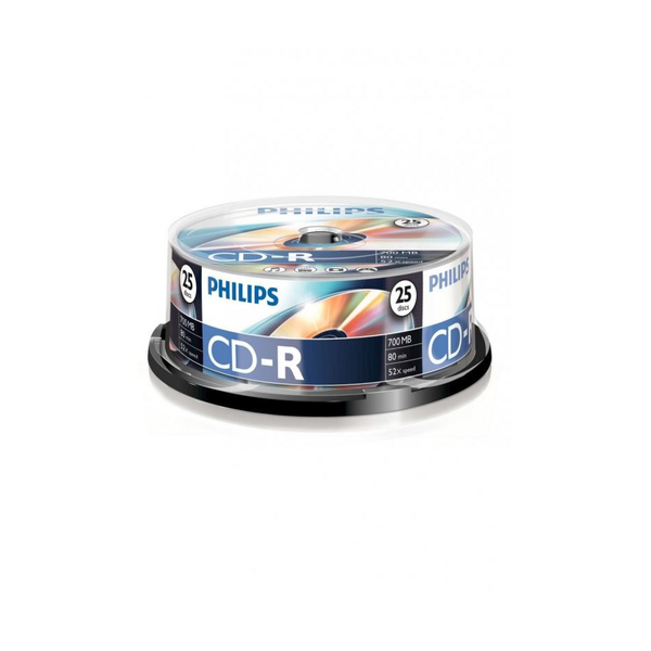 Philips CR7D5NB25/00 CD vergine 700 MB 52x