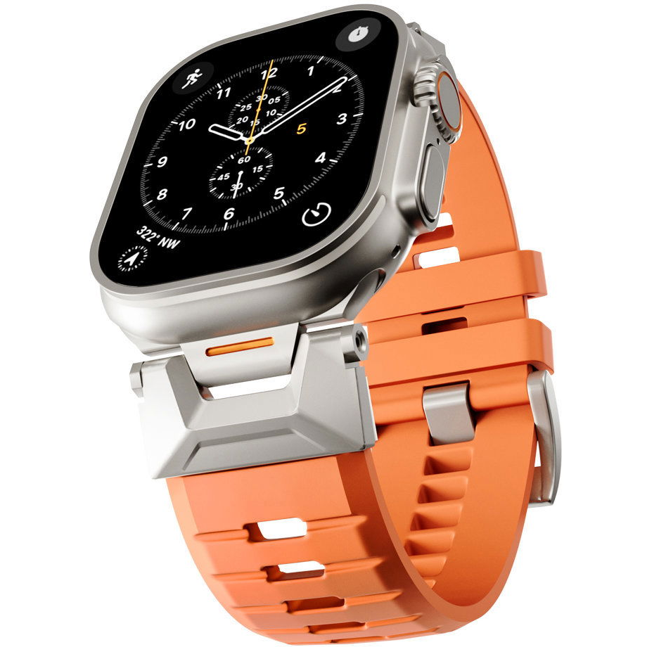 Epico FKM Rubber Pro Apple Watch SE 44mm/Series 1-9 42/44/45mm, 10-11 46mm/Ultra 49mm - narancssárga (63318101800004)