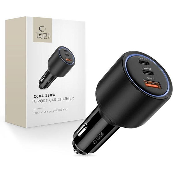 Nabíječka automobilová , USB typ C Tech-protect 3000 mA