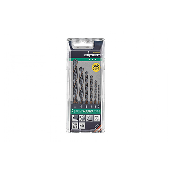 Alpen 811122100 Sprint Master TM 6 Fúrószár készlet (6db / csomag)