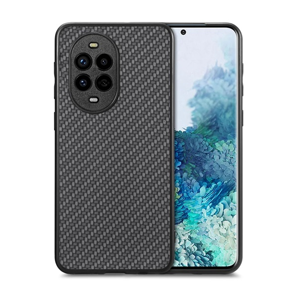 Szilikon telefonvédő (karbon minta) FEKETE Huawei Nova 13 Pro "Gigapack csomagolás" (GP-167983)